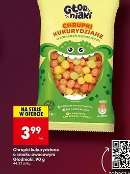 Biedronka Chrupki kukurydziane owocowe Głodniaki oferta