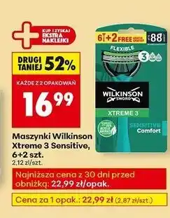 Biedronka Maszynka do golenia Wilkinson Extra 3 Sensitive oferta
