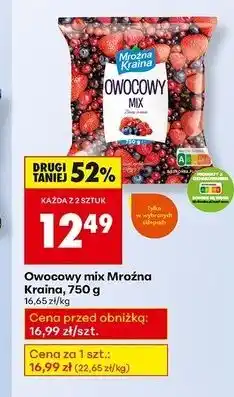 Biedronka Mix owocowy Mroźna Kraina oferta