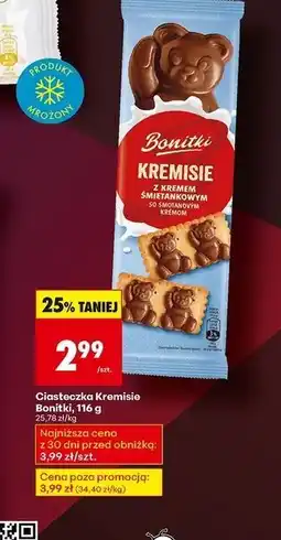 Biedronka Ciastka kremisie Bonitki oferta