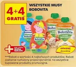 Biedronka Mus morela jabłko banan z kasza jaglaną i żytnią Bobovita Drugie Śniadanko oferta