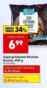 Biedronka Zupa albo krem z borowików i podgrzybków Mroźna Kraina oferta
