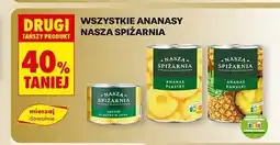 Biedronka Ananas w lekkim syropie kawałkach Nasza Spiżarnia oferta