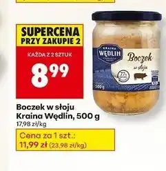 Biedronka Boczek w słoju Kraina Wędlin oferta