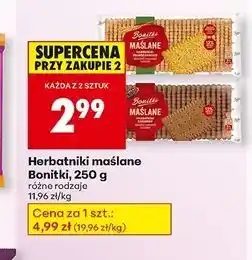Biedronka Herbatniki kakaowe Bonitki oferta
