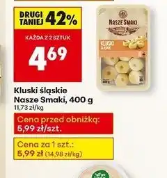 Biedronka Kluski śląśkie Nasze Smaki oferta