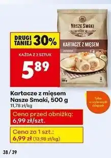 Biedronka Kartacze z mięsem Nasze Smaki oferta