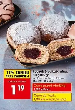 Biedronka Pączek z lukrem Słodka Kraina oferta