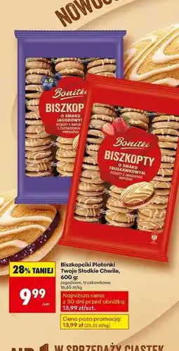 Biedronka Biszkopty jagodowe Bonitki oferta