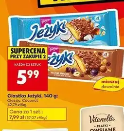 Biedronka Ciastka classic Jeżyki oferta