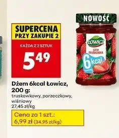 Biedronka Dżem wiśnia 6kcal Łowicz oferta