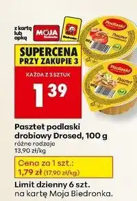 Biedronka Pasztet pomidorowy z bazylią Drosed Podlaski oferta