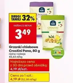 Biedronka Crostini z oliwą oliwek Pano oferta