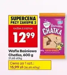 Biedronka Wafle baśniowa chatka kakao-wanilia Twoje Słodkie Chwile oferta