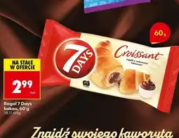 Biedronka Croissant z nadzieniem o smaku kakaowym 7 Days oferta