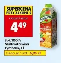 Biedronka Sok multiwitamina Tymbark oferta