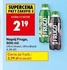 Biedronka Napój zielony Frugo oferta