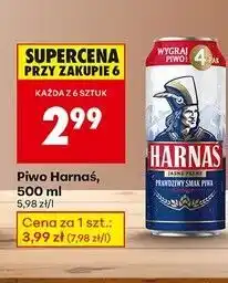 Biedronka Piwo Harnaś Jasne Pełne oferta