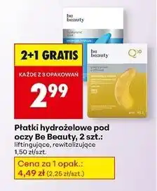 Biedronka Płatki pod oczy Be Beauty Care Q10 oferta
