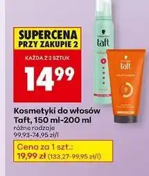 Biedronka Pianka do włosów mega Taft Volume oferta