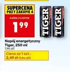 Biedronka Napój classic Tiger Energy Drink oferta