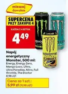 Biedronka Napój energetyczny Monster Energy The Doctor Vr 46 oferta