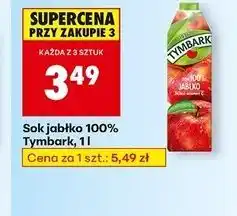 Biedronka Sok jabłkowy Tymbark oferta