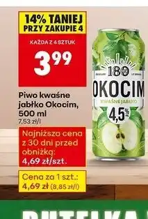Biedronka Piwo Okocim Kwaśne Jabłko oferta
