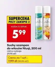 Biedronka Suchy szampon original Niuqi oferta
