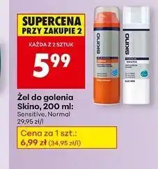 Biedronka Żel do golenia normal Skino oferta