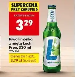 Biedronka Piwo Lech Free Limonka Z Miętą oferta