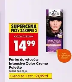 Biedronka Farba do włosów ciemny brąz 3-0 (n2) Palette Intensive Color Creme oferta