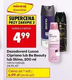 Biedronka Dezodorant Lucca Cipriano Gold Driver oferta