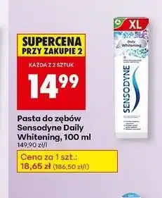 Biedronka Pasta do zębów Sensodyne Daily Whitening oferta