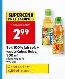 Biedronka Sok jabłko-banan-mango-marakuja Kubuś Baby oferta
