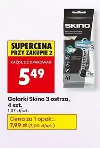 Biedronka Maszynka do golenia Skino 3 oferta