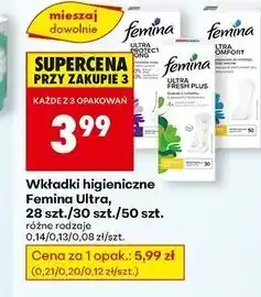 Biedronka Wkładki higieniczne ultra comfort Femina oferta