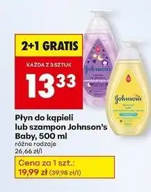 Biedronka Szampon łagodny z pompką Johnson's Baby oferta