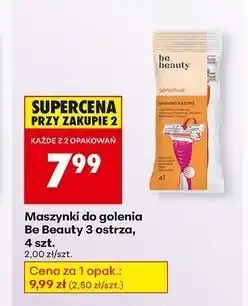 Biedronka Maszynka do golenia Be Beauty Sensitive 3 oferta