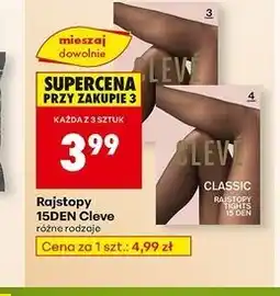 Biedronka Rajstopy classic 15 den Cleve oferta