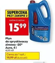 Biedronka Płyn do spryskiwaczy zimowy Aura Nano oferta