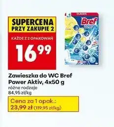 Biedronka Kostka do WC Bref Power Aktiv oferta