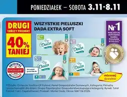 Biedronka Pieluszki dla dzieci midi 3 Dada Extra Soft oferta
