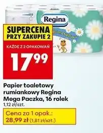 Biedronka Papier toaletowy rumiankowy Regina oferta