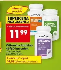 Biedronka Tabletki kolagen extra Activlab oferta