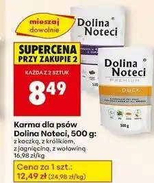 Biedronka Karma dla psa z wołowiną Dolina Noteci oferta