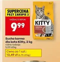 Biedronka Karma dla kota z wołowiną i warzywami Kitty oferta