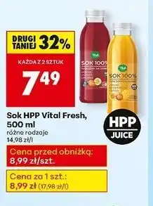 Biedronka Sok jabłko-jagoda-limonka Vital Fresh oferta