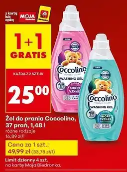 Biedronka Żel do prania ultra care Coccolino oferta