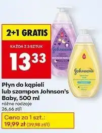 Biedronka Płyn do kąpieli Johnsosn's Baby oferta